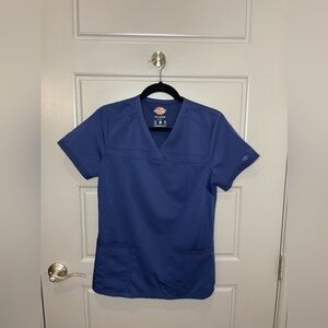 Dickies Navy Blue Small Scrub Top